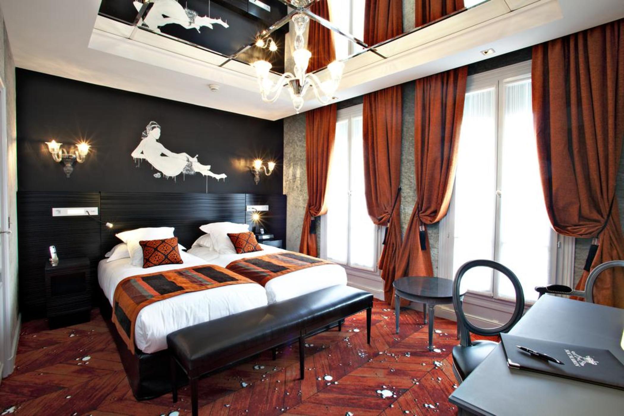 香榭丽舍大街阿尔巴之家酒店 巴黎 客房 照片